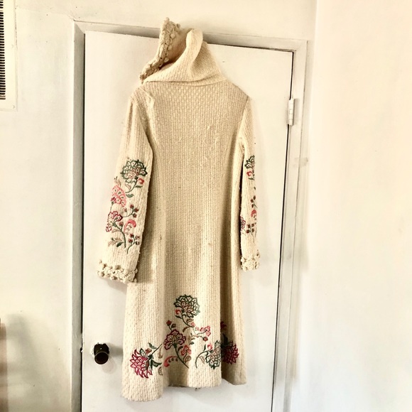 RARE!  Anthropologie Lithe • Embroidered Mountain Coat - Picture 5 of 8